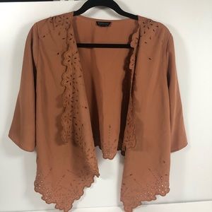 Topshop Draped Cutout Blazer